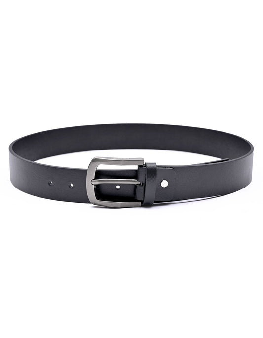Black Plain Casual Belt