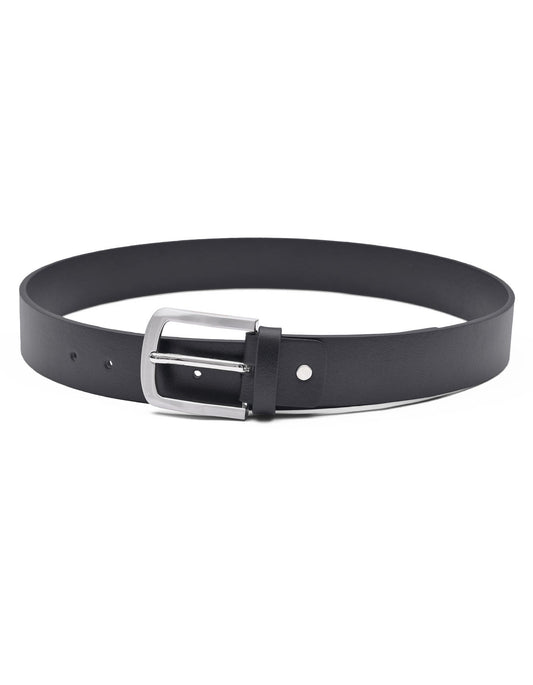 Black Plain Casual Belt