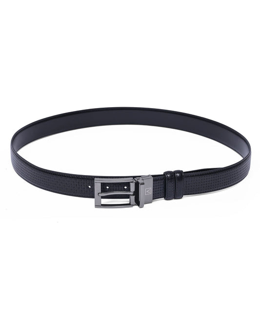 Black Plain Formal Belt