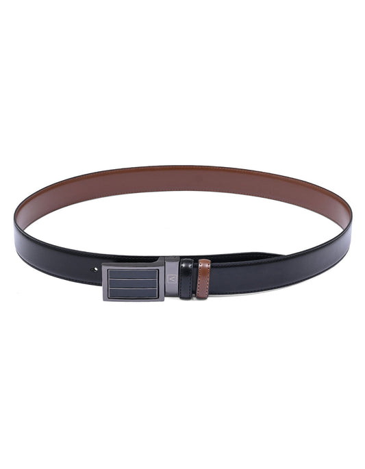 Black Plain Formal Belt