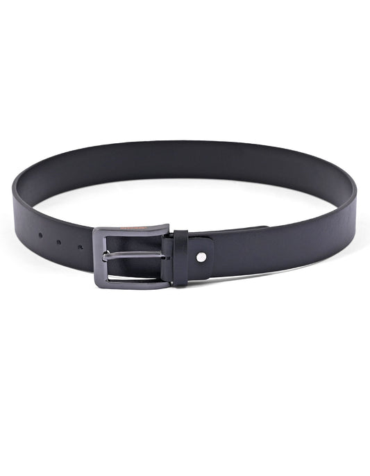 Black Plain Casual Belt