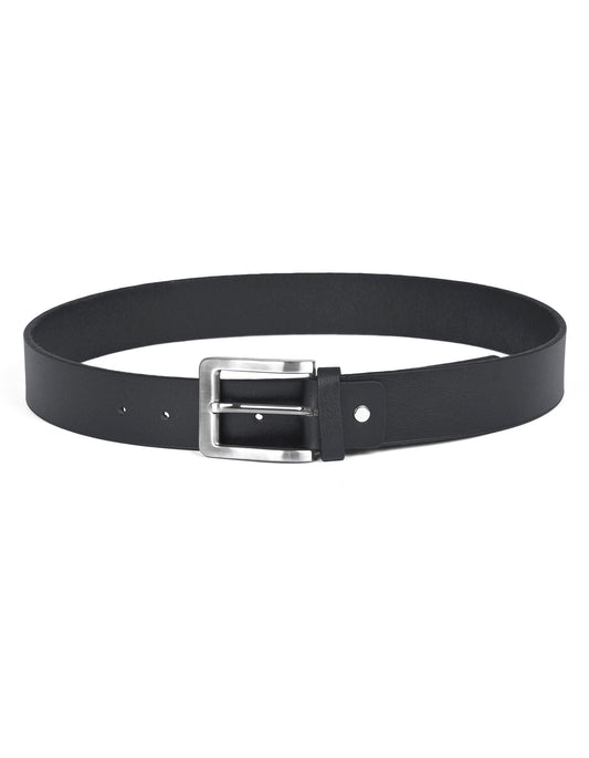Black Plain Casual Belt