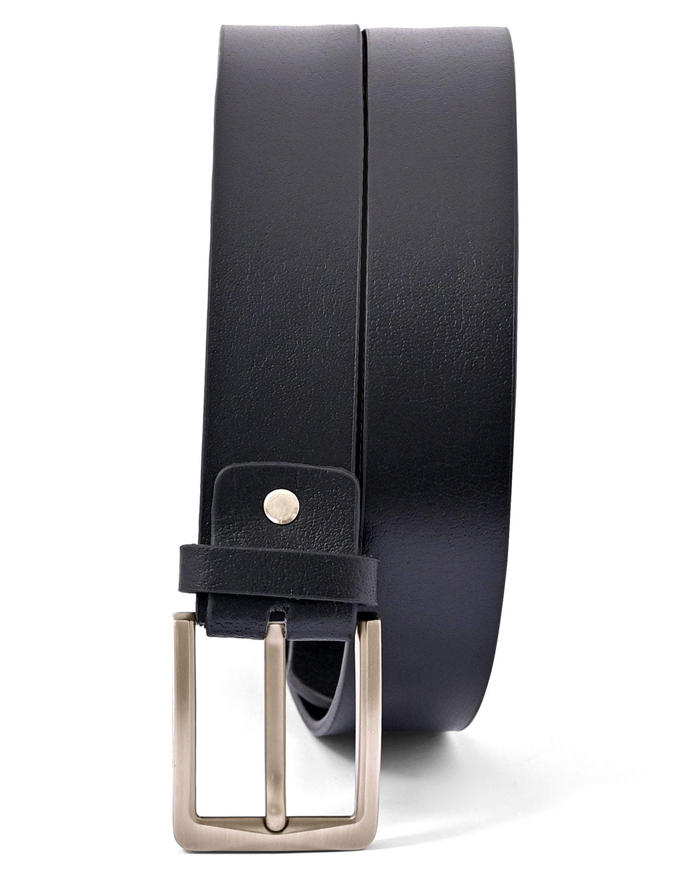 Black Plain Casual Belt
