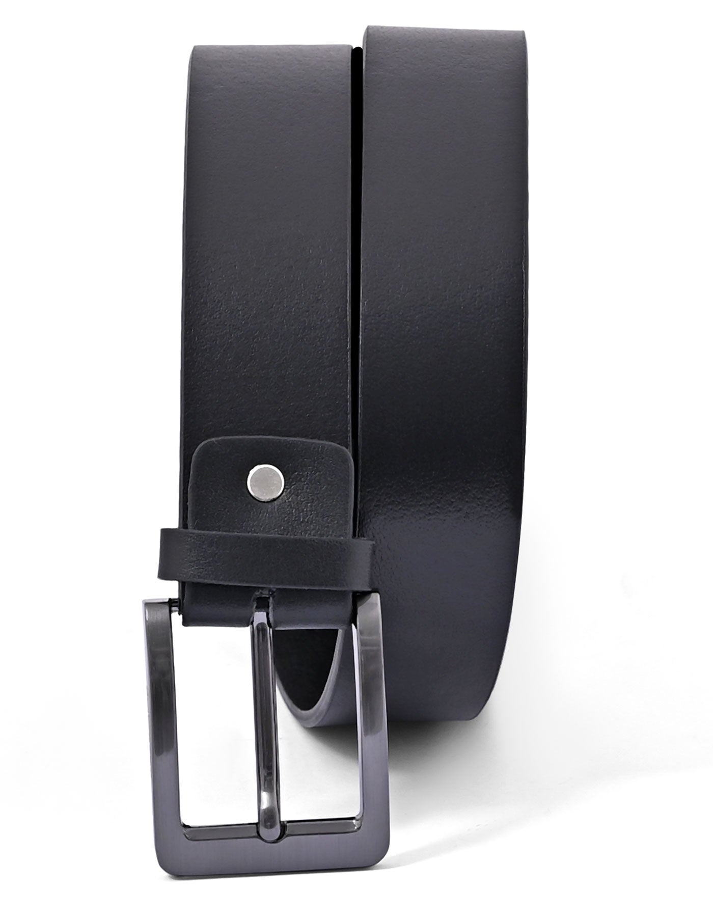 Black Plain Casual Belt