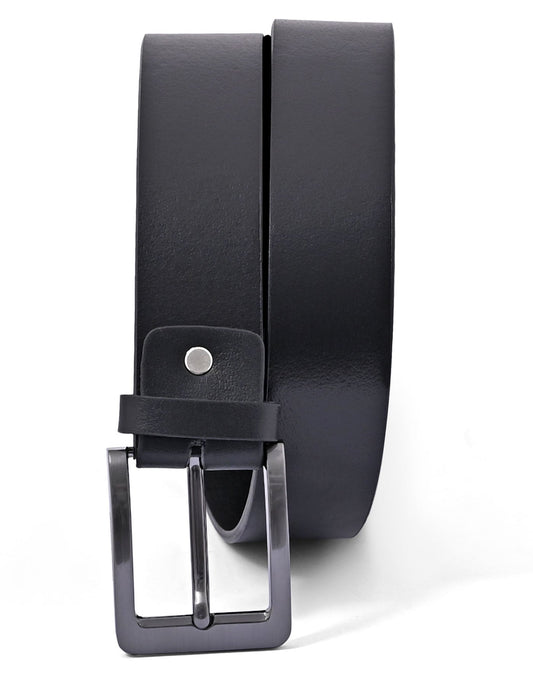 Black Plain Casual Belt