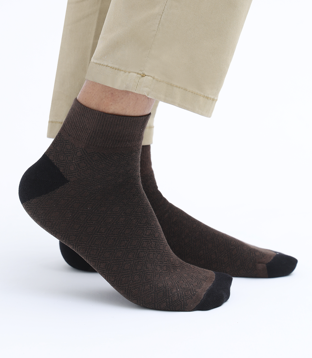Men Socks-BROWN