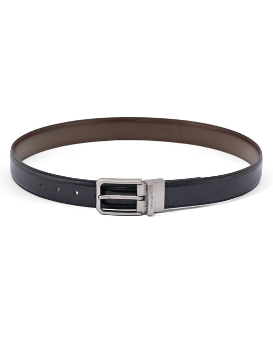 Black Premium Buckle Formal Belt