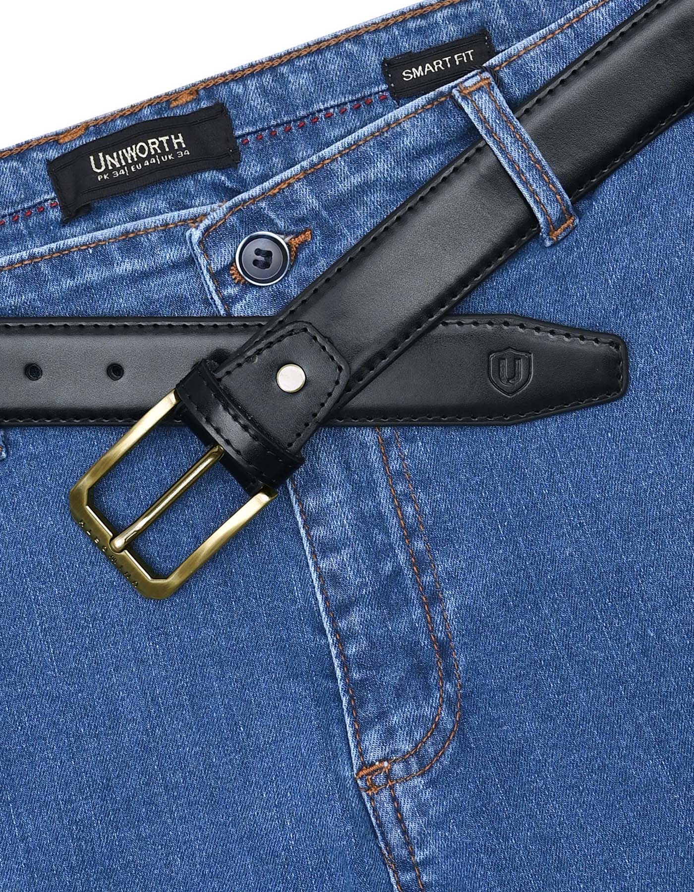 Black Plain Formal Belt