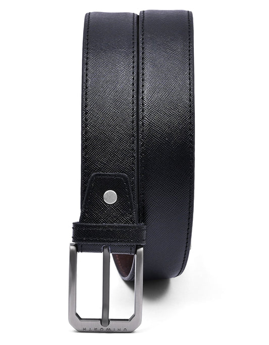 Black Plain Formal Belt