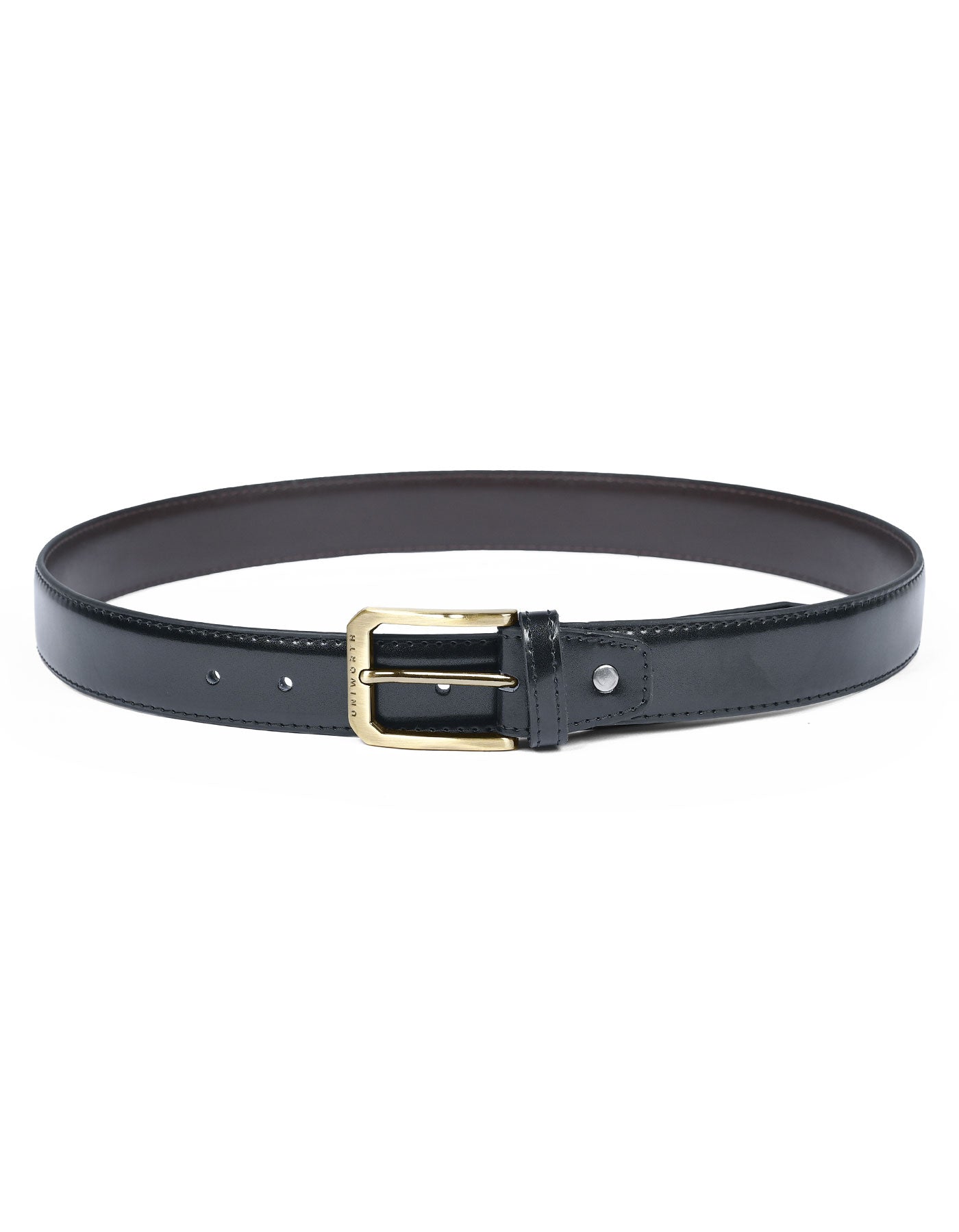 Black Plain Formal Belt