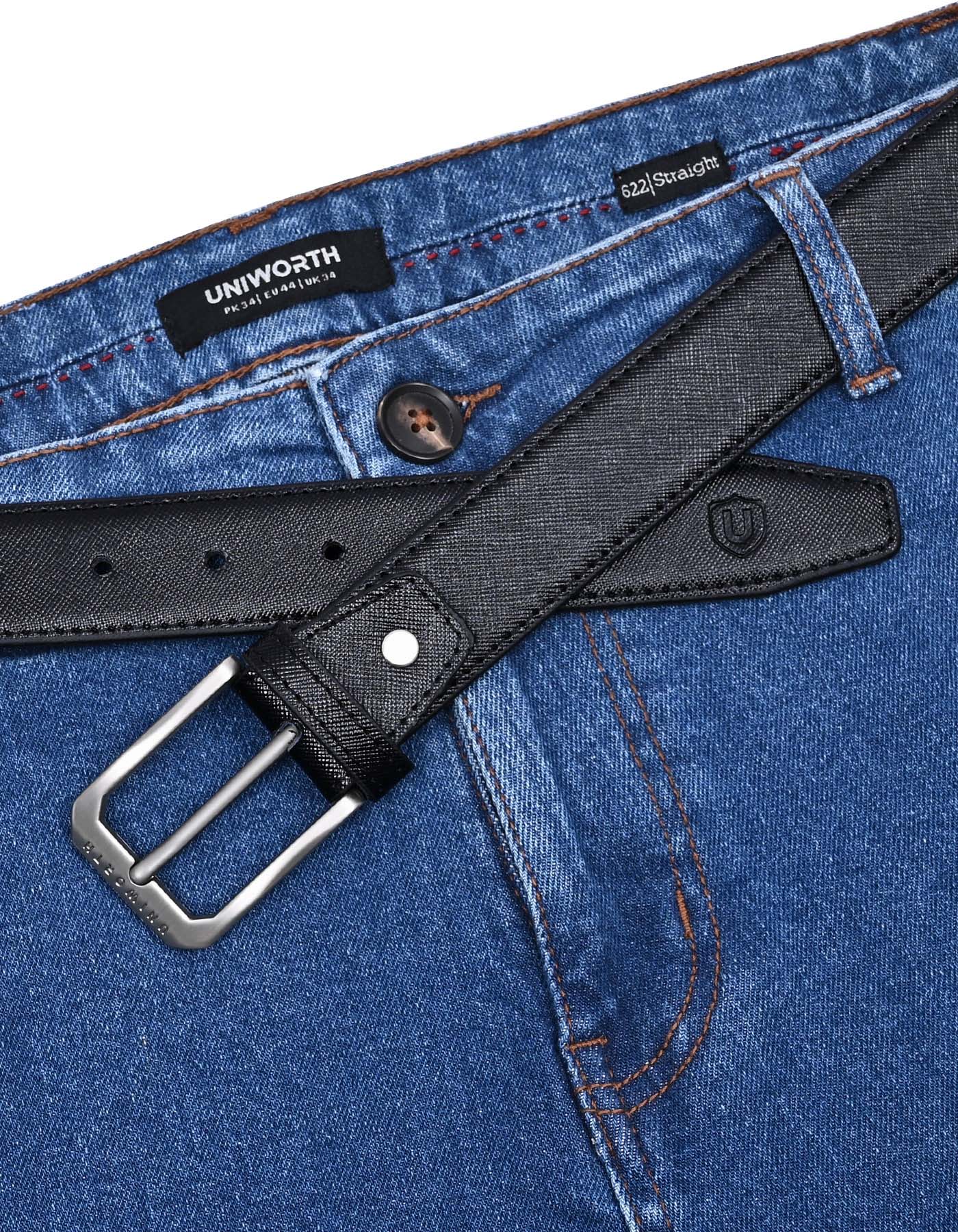 Black Plain Formal Belt