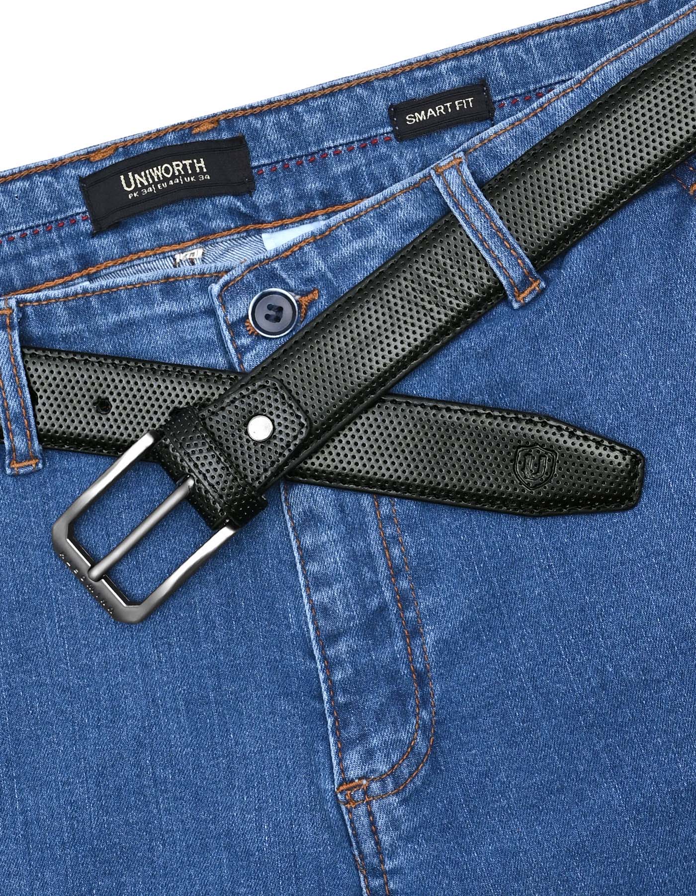 Black Plain Formal Belt