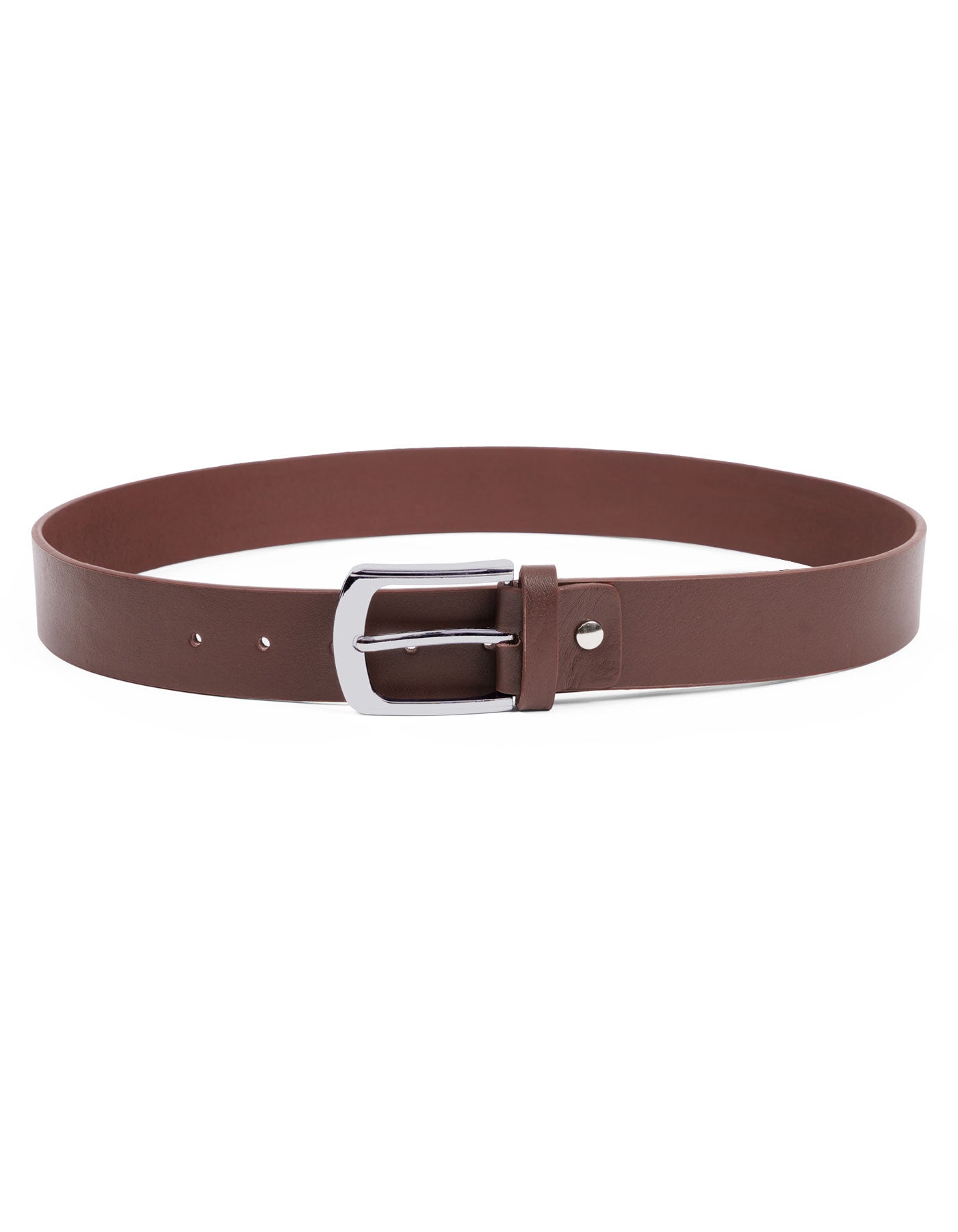 Brown Plain Casual Belt