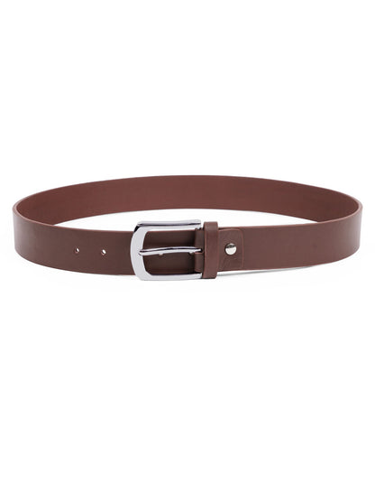Brown Plain Casual Belt