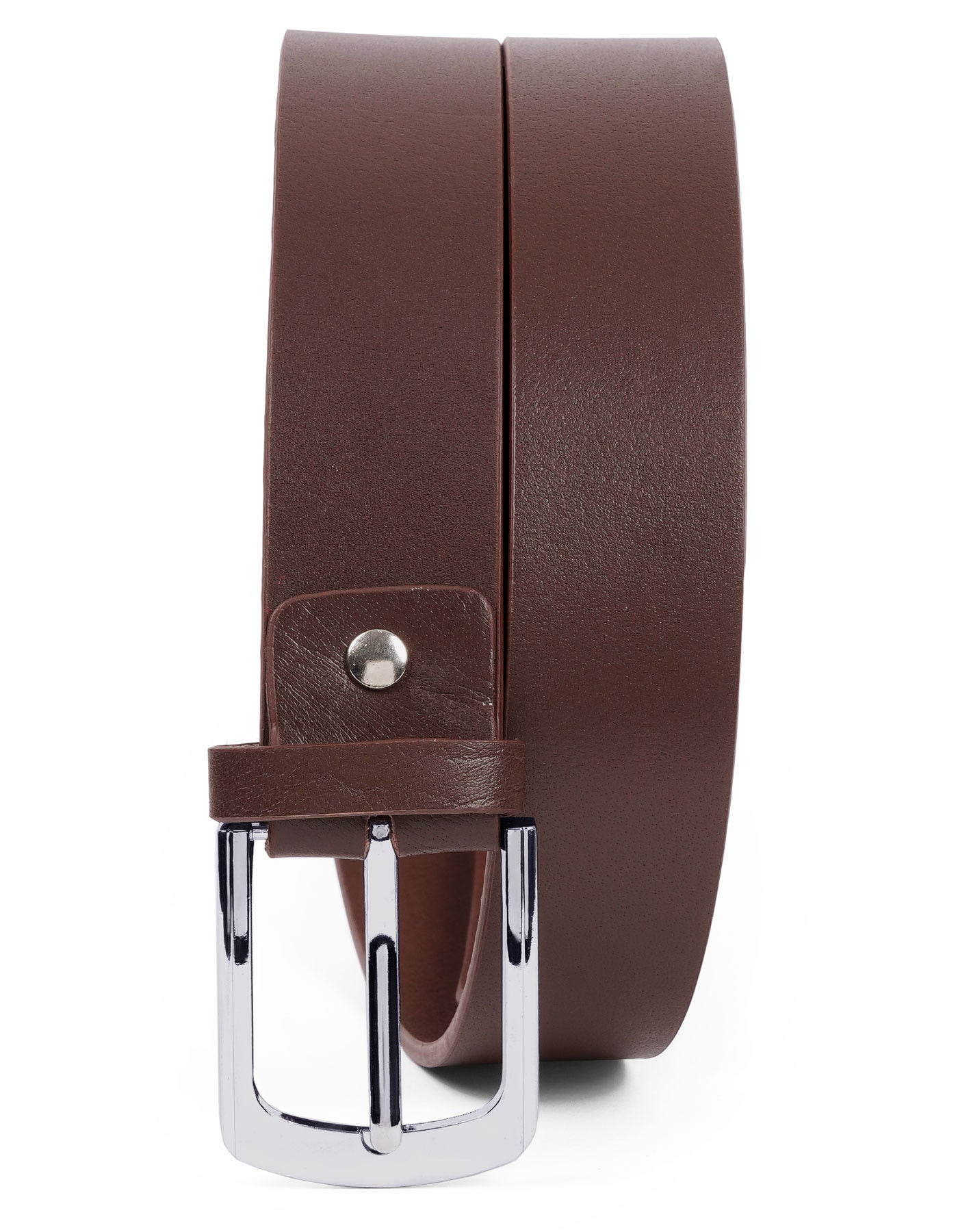 Brown Plain Casual Belt