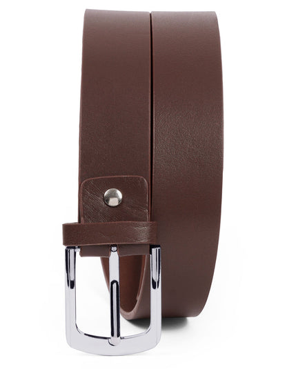 Brown Plain Casual Belt