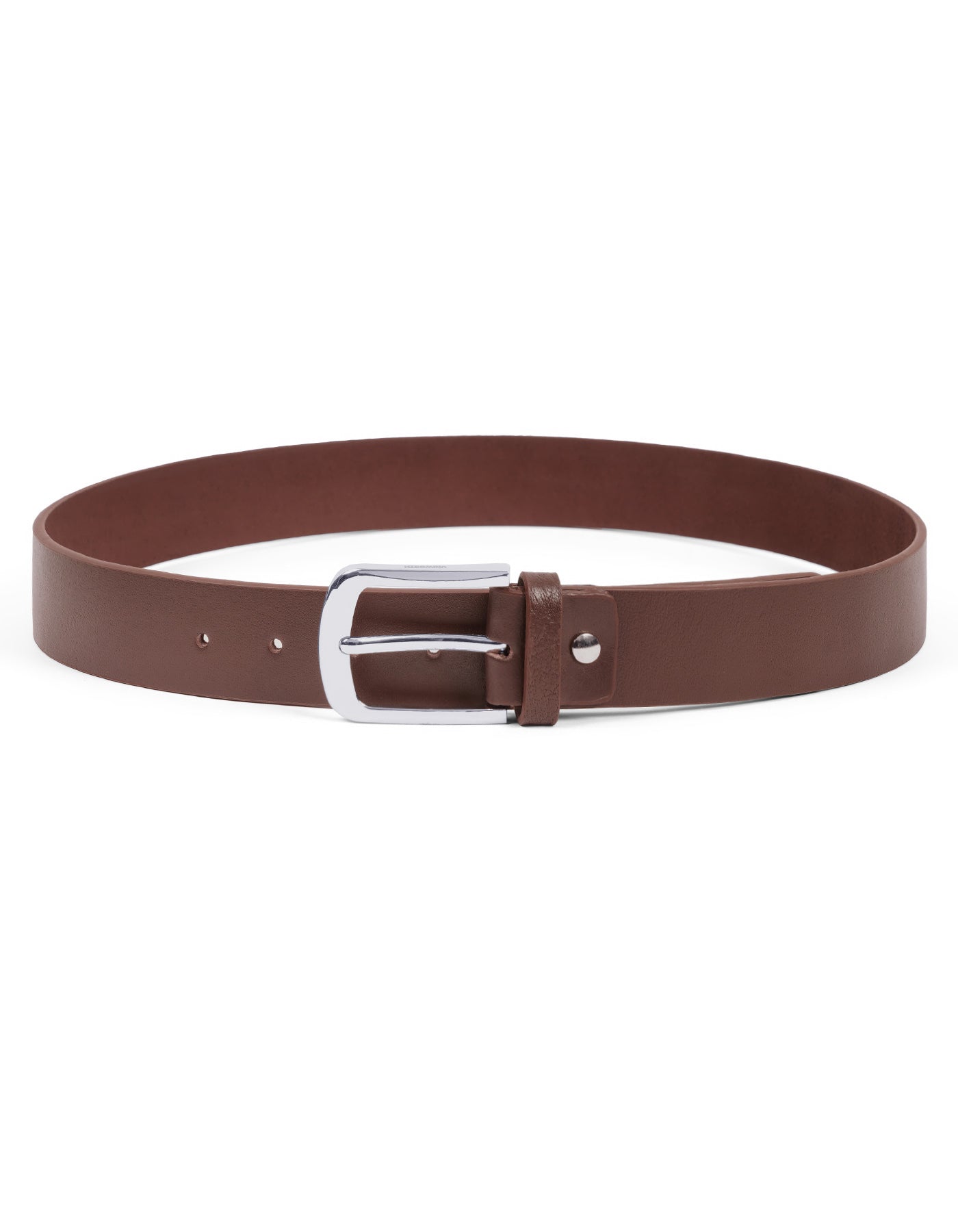 Brown Plain Casual Belt