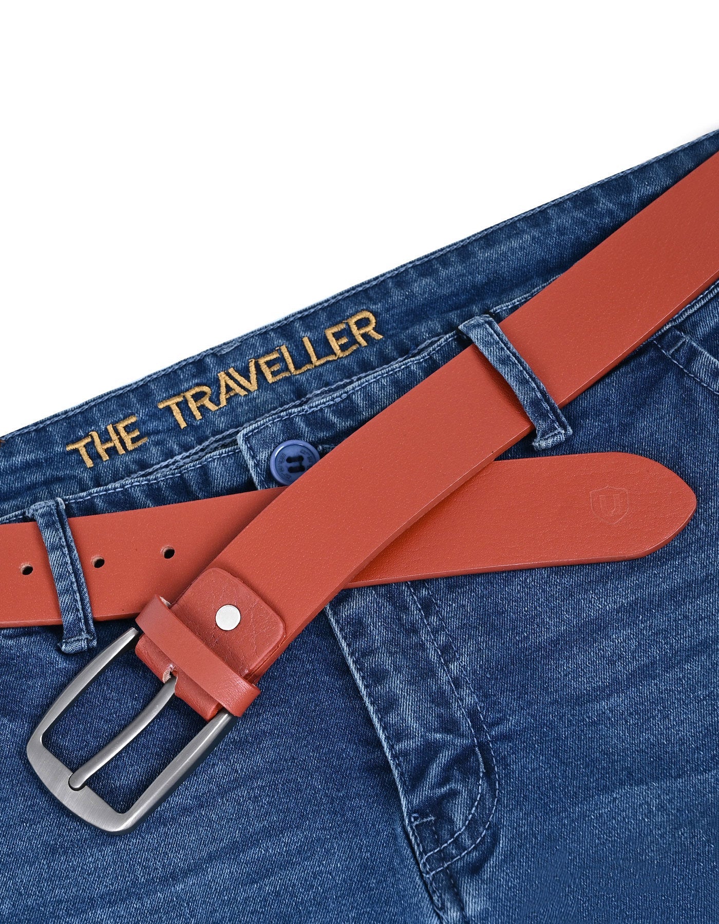 Tan Plain Casual Belt