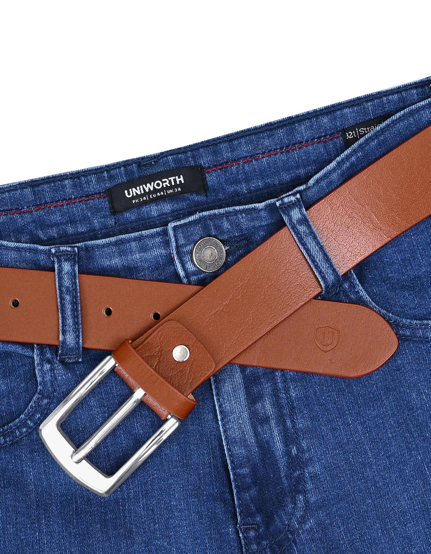 Tan Texture Casual Belt