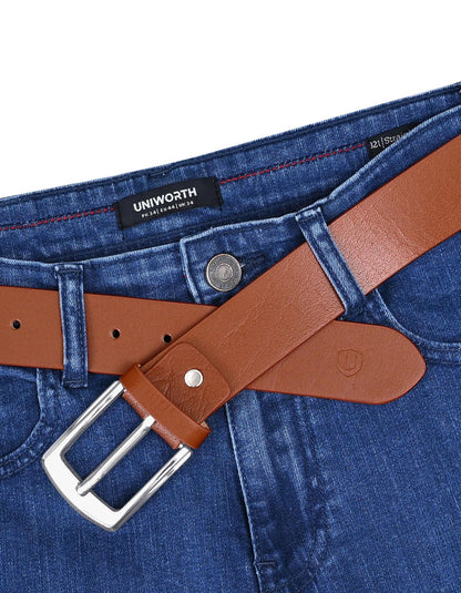 Tan Texture Casual Belt