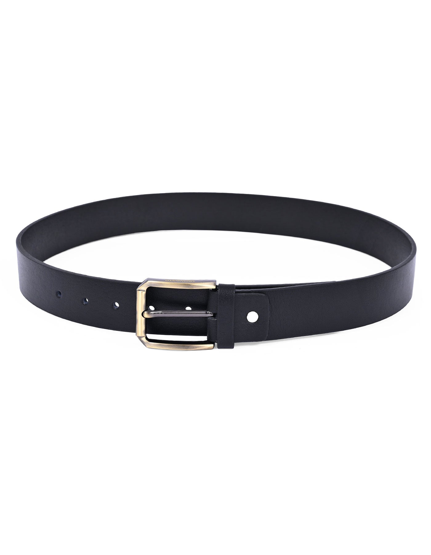 Black Plain Casual Belt