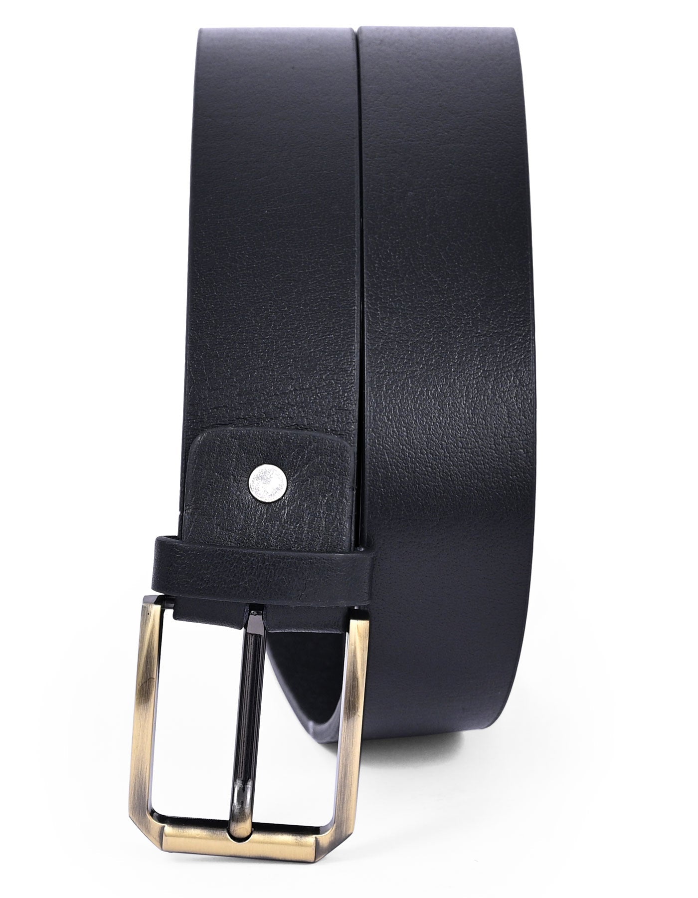 Black Plain Casual Belt
