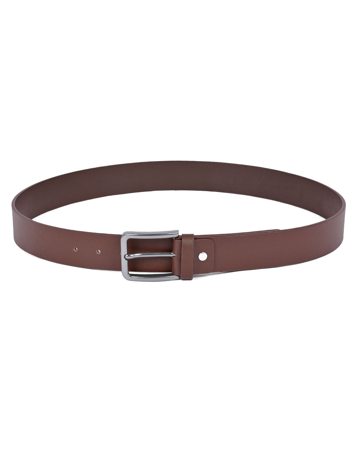 Brown Plain Casual Belt