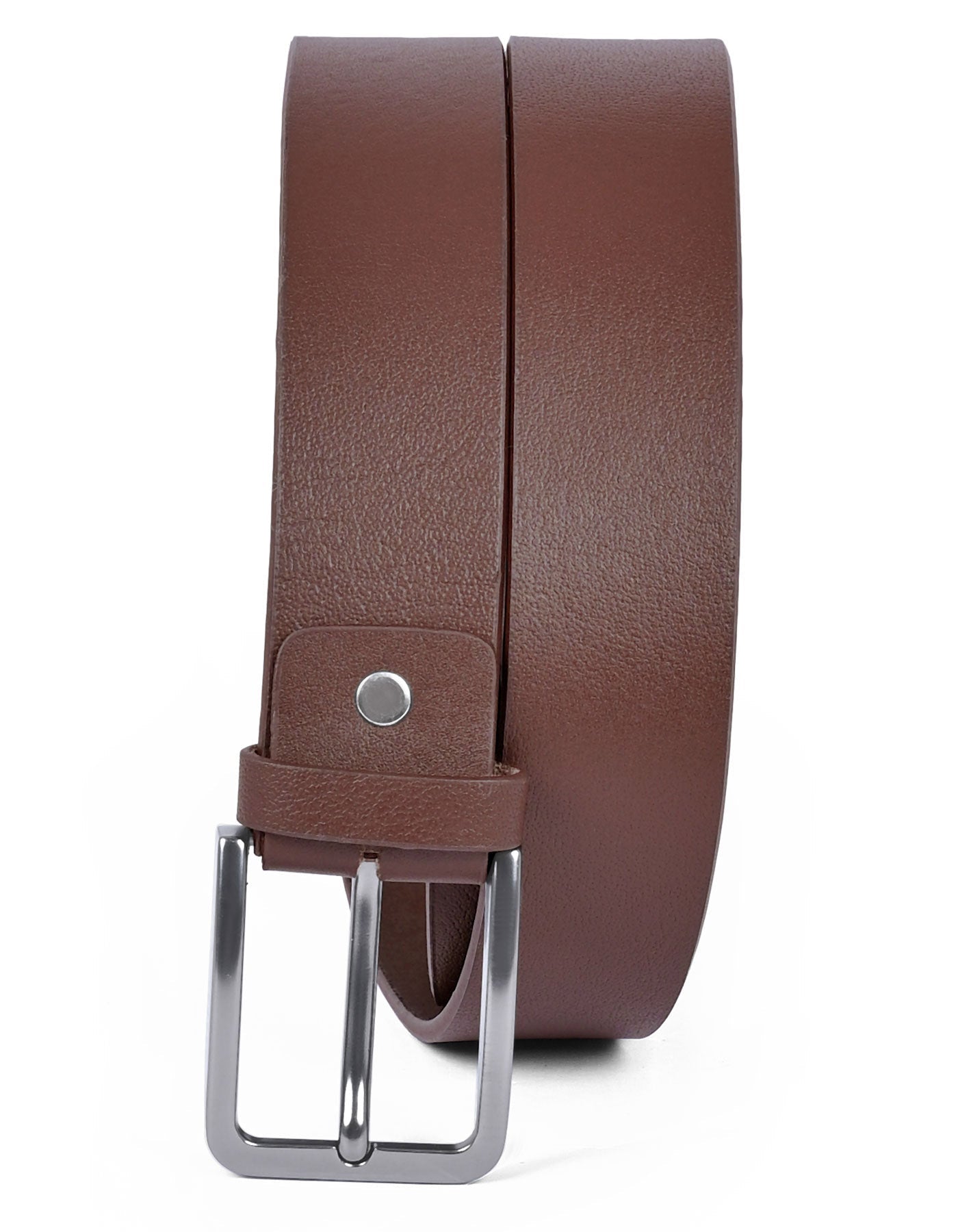 Brown Plain Casual Belt