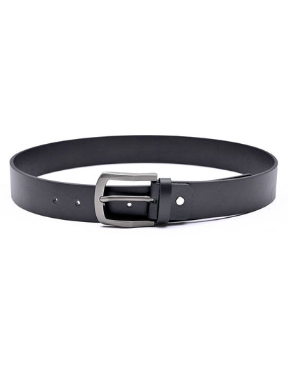 Black Plain Casual Belt