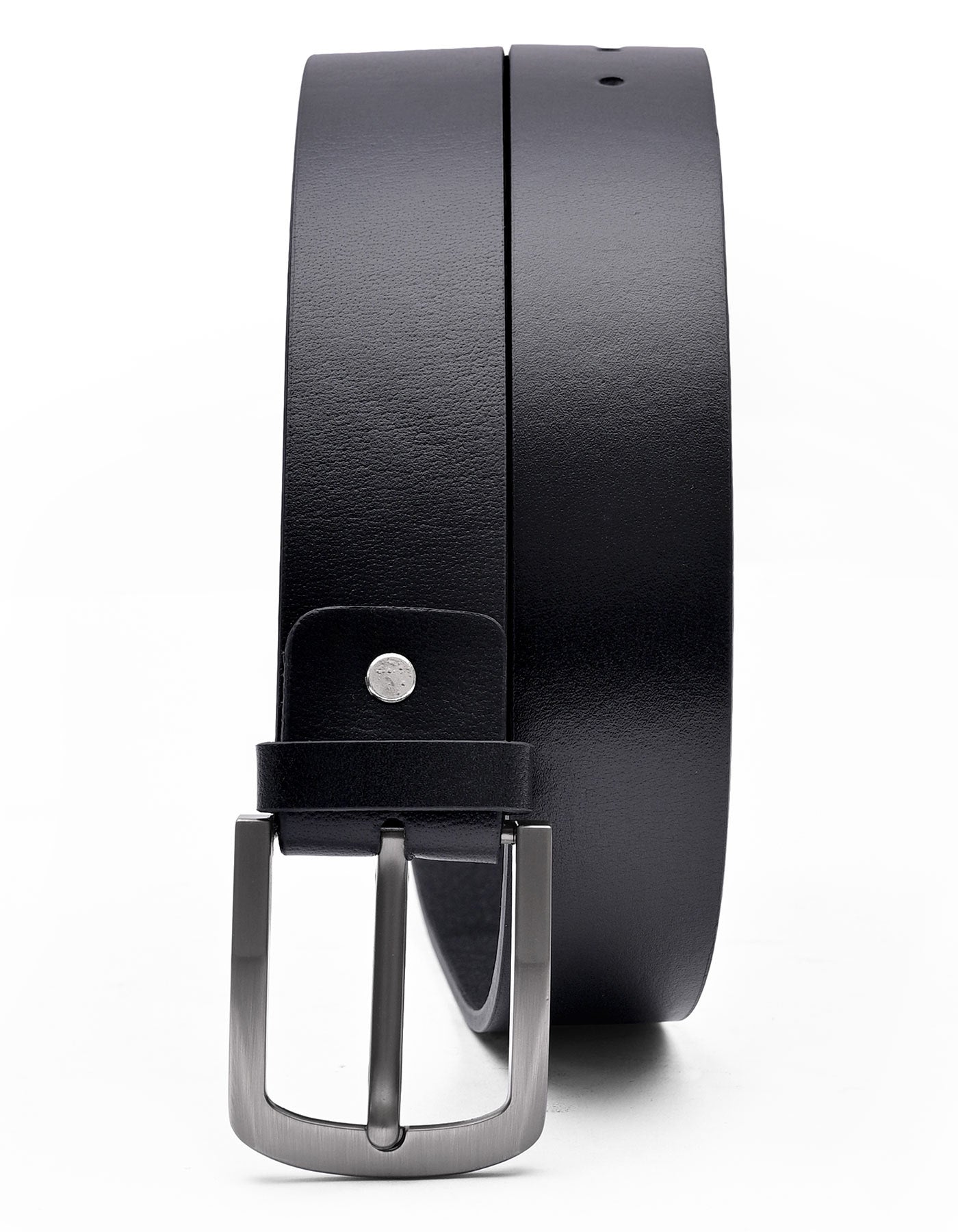 Black Plain Casual Belt