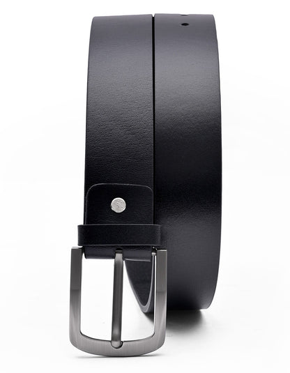 Black Plain Casual Belt