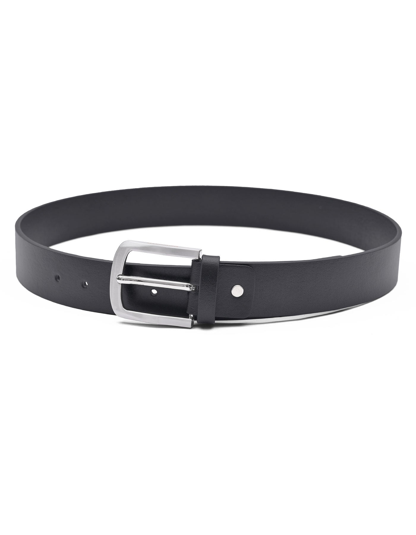 Black Plain Casual Belt