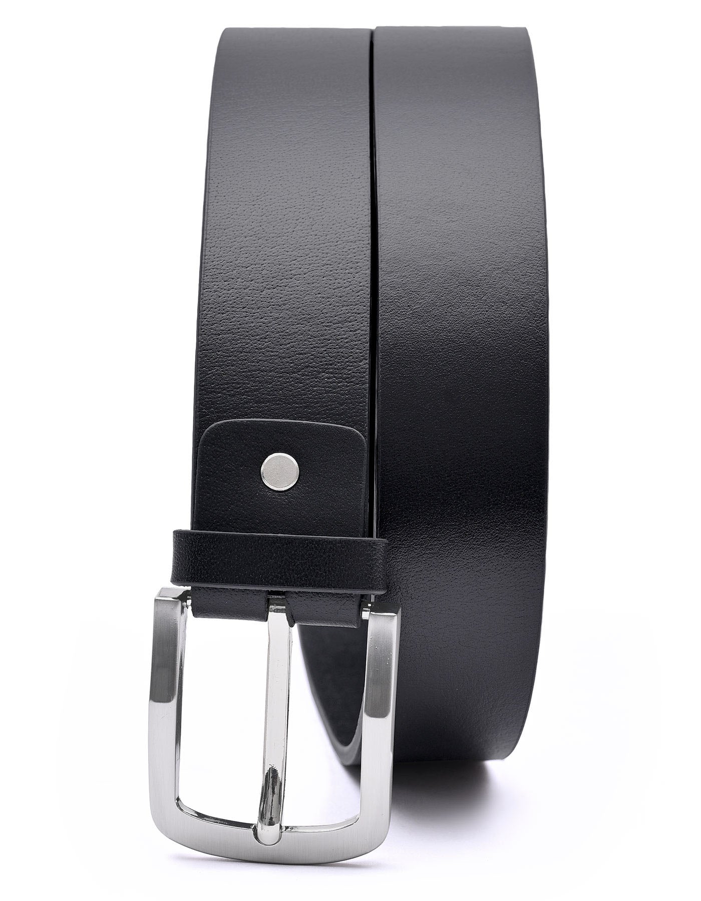 Black Plain Casual Belt