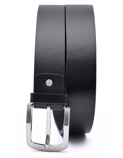 Black Plain Casual Belt