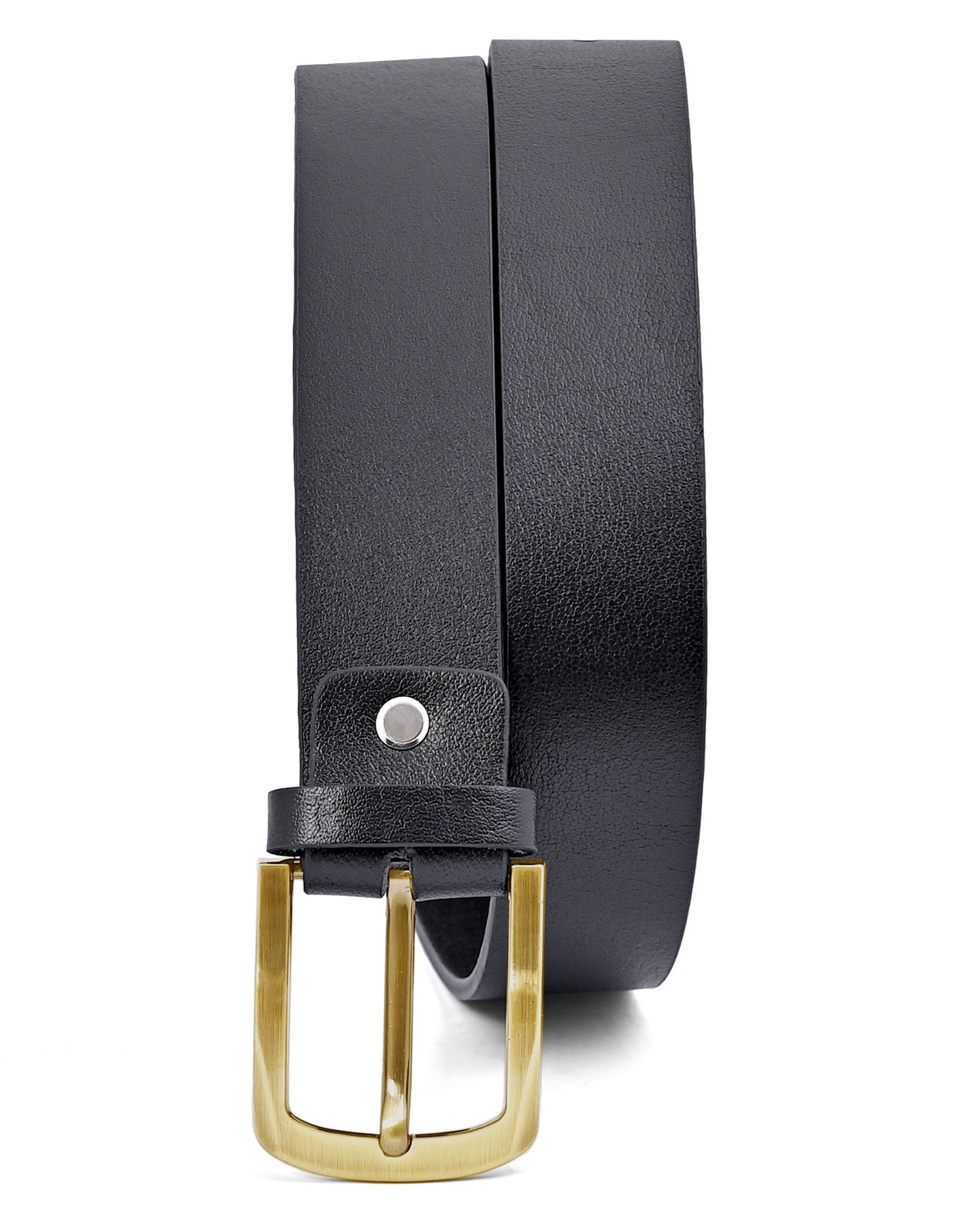 Black Plain Casual Belt