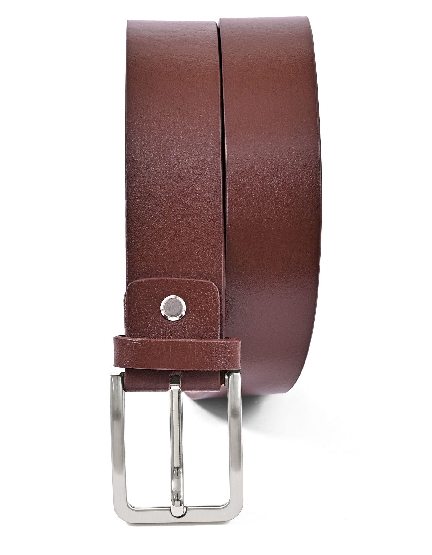 Brown Plain Casual Belt