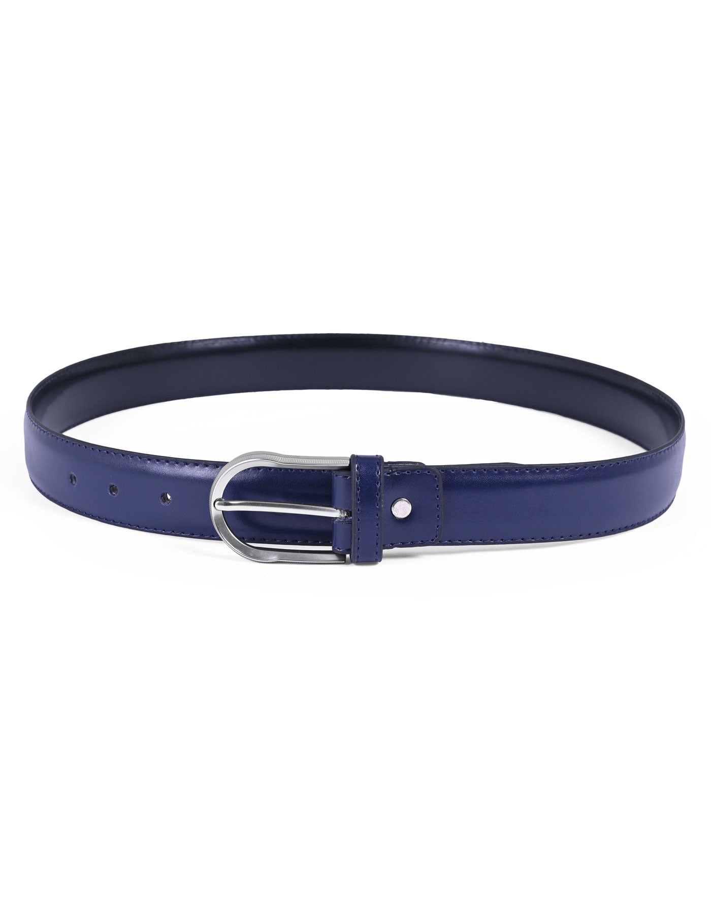 Navy Plain Formal Belt