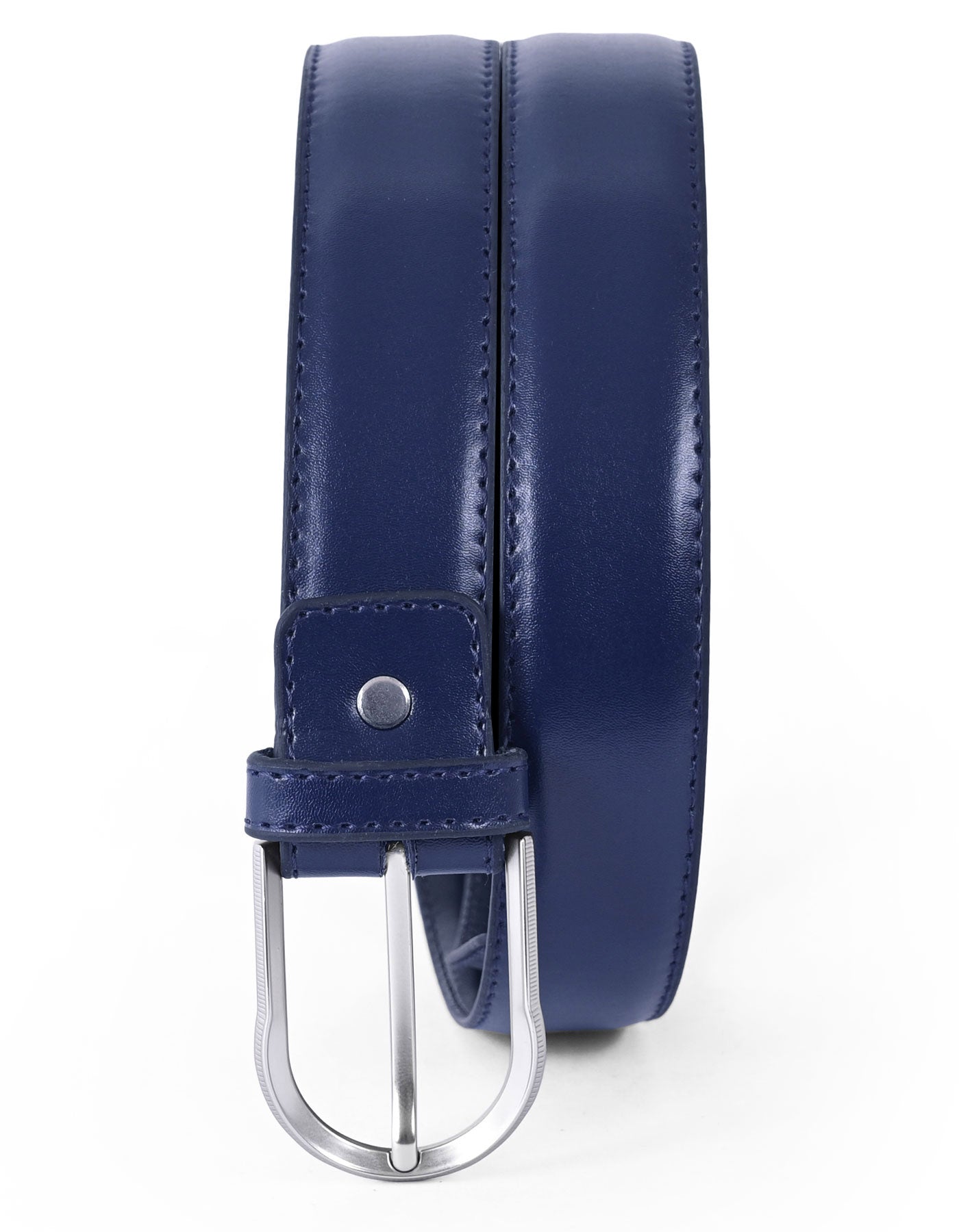 Navy Plain Formal Belt