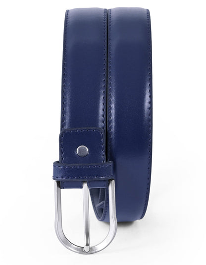 Navy Plain Formal Belt