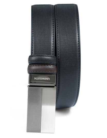 Black Texture Formal Belt