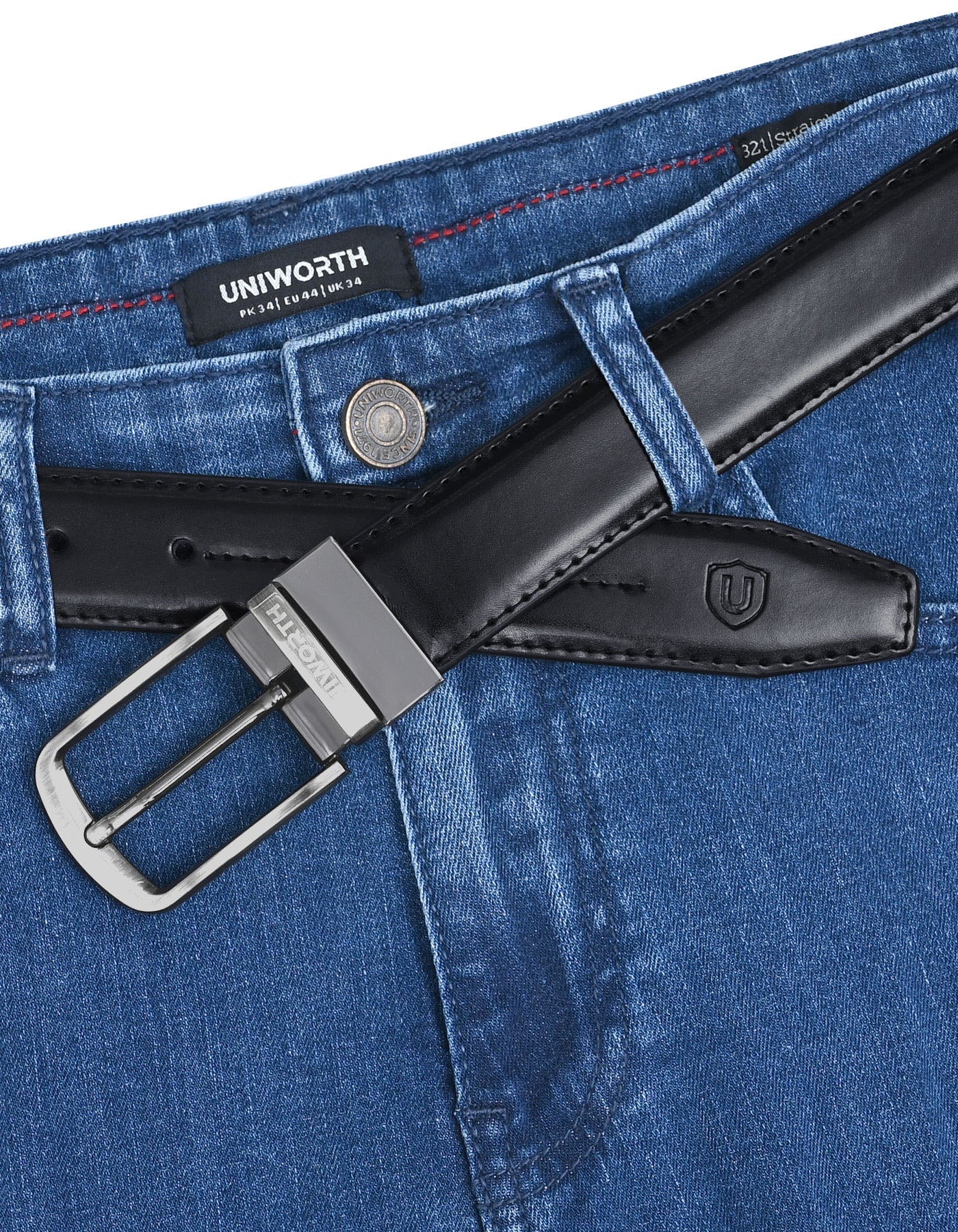 Black Plain Formal Belt