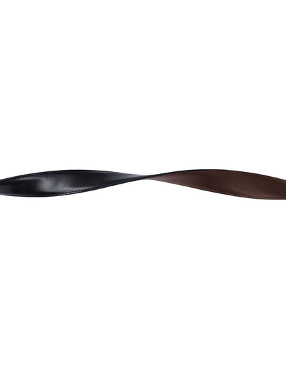 Black Plain Formal Belt