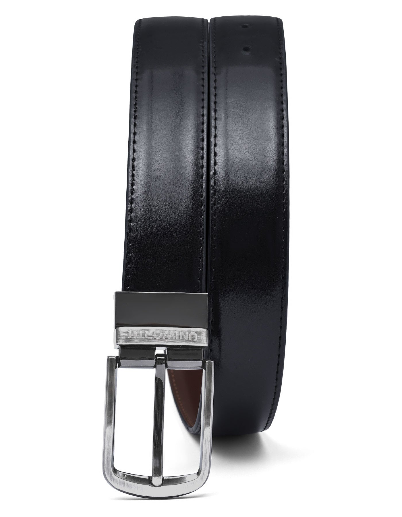 Black Plain Formal Belt