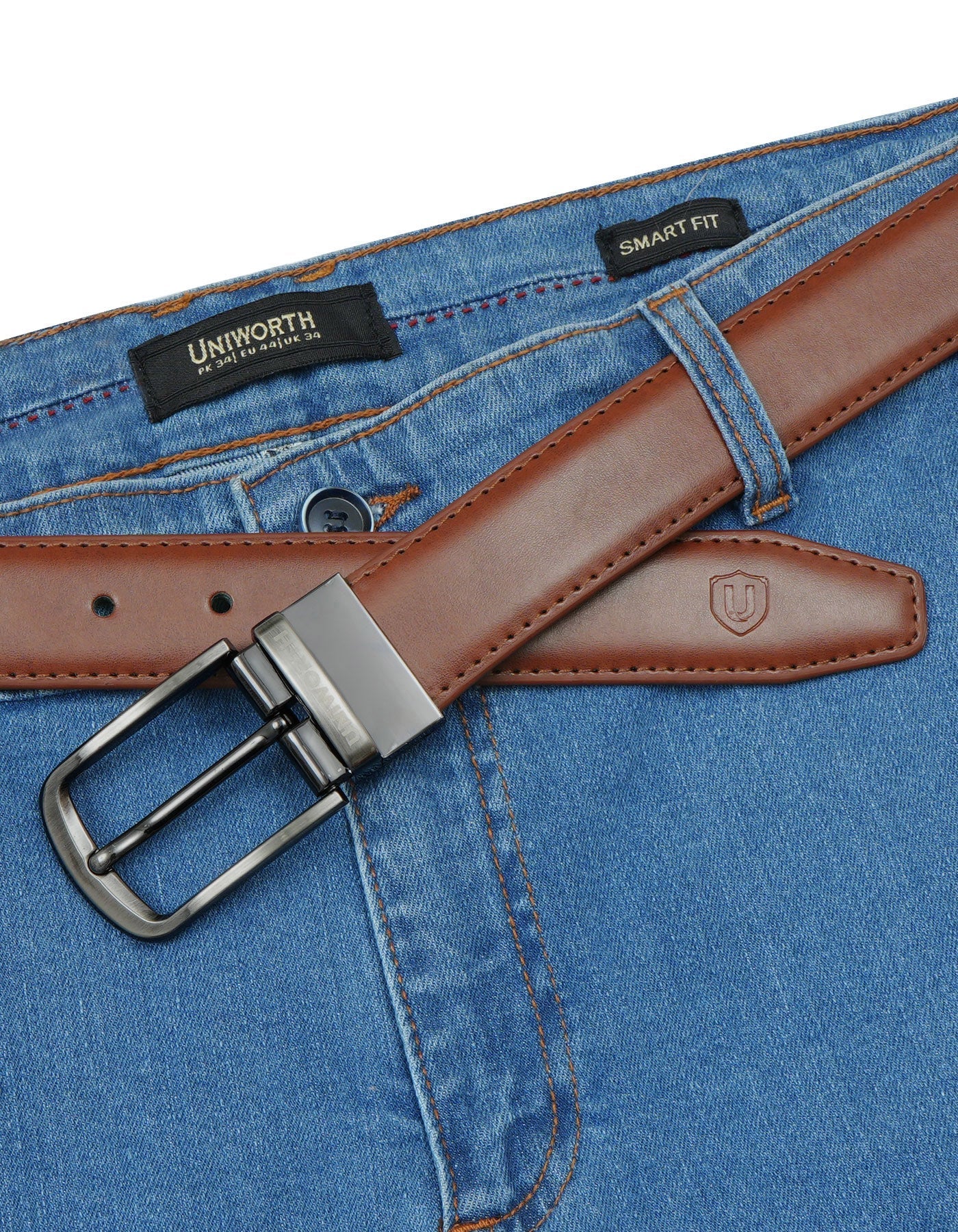 Burgundy Plain Formal Belt