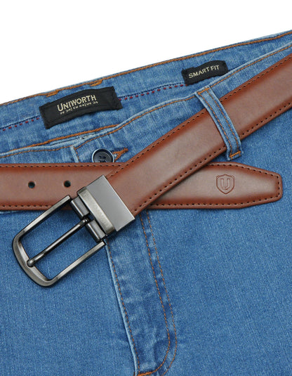 Burgundy Plain Formal Belt