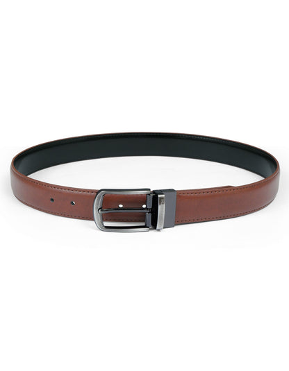 Burgundy Plain Formal Belt