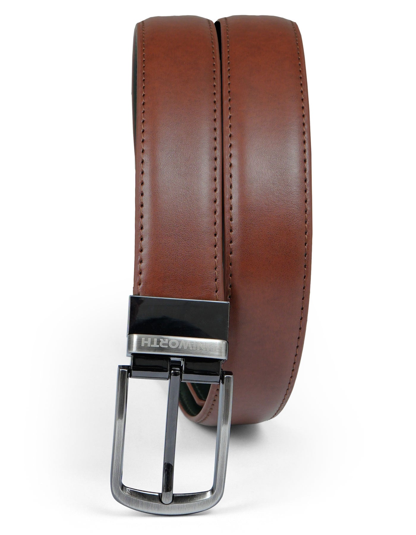 Burgundy Plain Formal Belt