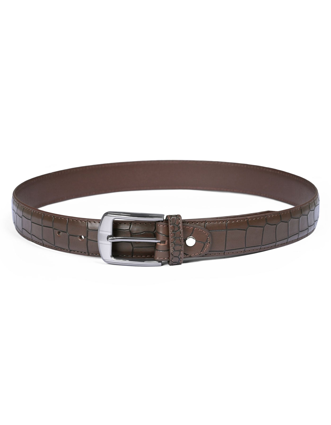 Brown Texture Formal Belt