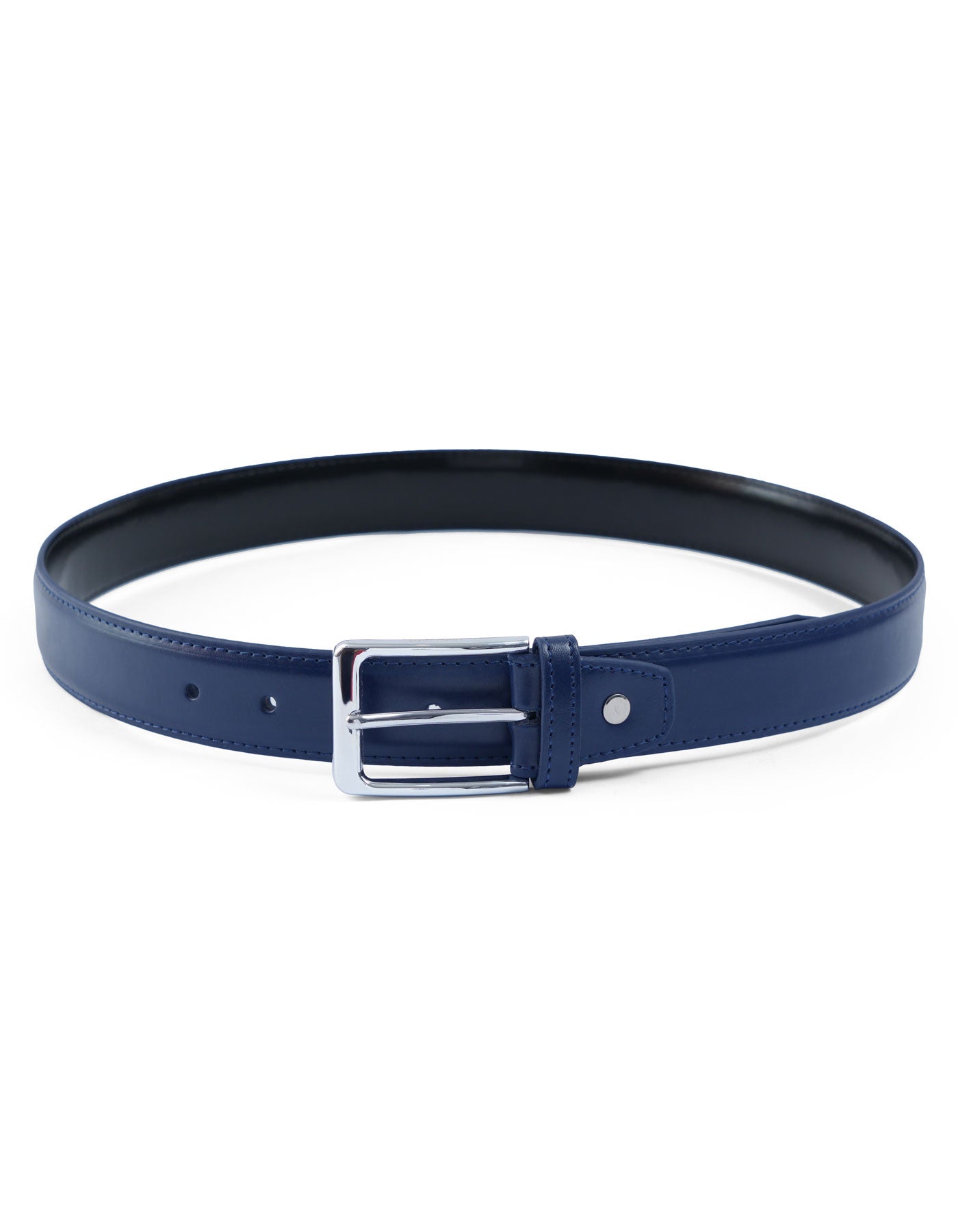 Navy Plain Formal Belt