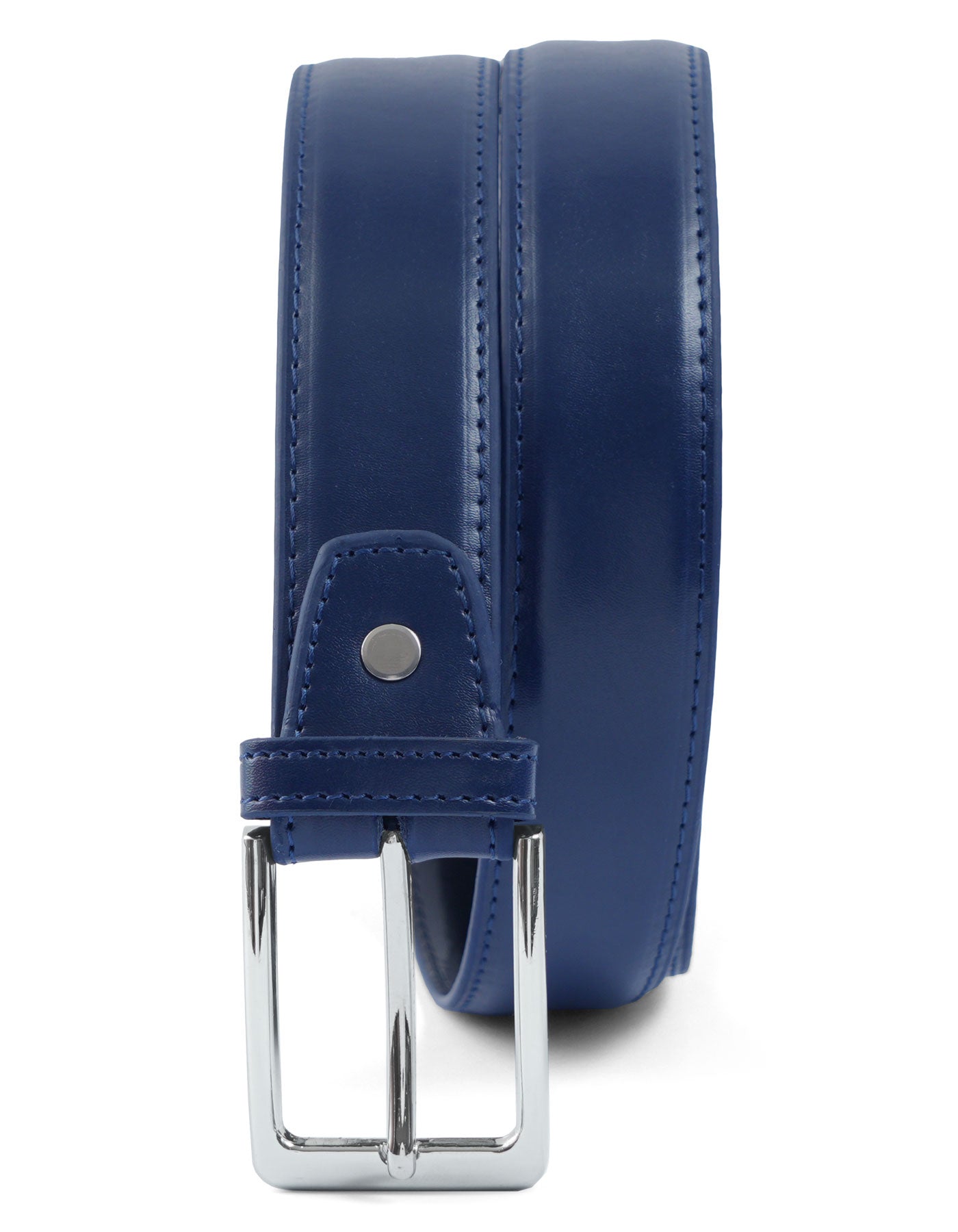Navy Plain Formal Belt